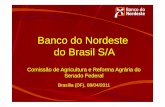 Banco do NordesteBanco do Nordeste do Brasil S/Ado Brasil S/A · TAXA DE ANALFABETISMO - 2009(1) (pessoas de 15 anos ou mais - %) 19,5 11,1 ... percentual em relação aos1.951 municípiospertencentes