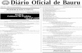 Diário Oficial de Bauru · ano xi - 1264  sÁbado, 12 de agosto de 2006 distribuiÇÃo gratuita poder executivo prof. josÉ gualberto tuga martins ...