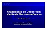 Cruzamento de Dados com Variáveis Macroeconômicas · Fluxos de Remessas do Brasil para o Exterior Os principais países de destino de remessas correspondem aos ... quanto sobre