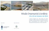 Missão Empresarial à Jordânia · no setor da água dirigidas às economias emergentes; ... com expetável destaque para o Médio Oriente e Norte de África. À semelhança da última