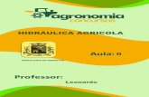 HIDRÁULICA AGRICOLA 0 - agronomiaconcursos.com.br · (Agronomia, veterinária, zootecnia), ... Estudos de impacto ambiental e relatório de impacto ambiental. Licenciamento ambiental: