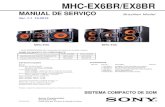 MHC-EX6BR/EX8BR - Biblioteca de diagramas electr³nicos ... Ver 1.1.pdf  Potncia de sa;ida RMS: