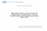 Síndrome Coronária Aguda: Infarto com Supradesnivelamento ...saudedireta.com.br/docsupload/1340228203protocolo-SCA-com-supra.pdf · A síndrome coronária aguda (SCA) envolve um