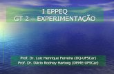I EPPEQ GT 2 – EXPERIMENTAÇÃO - GPQUAEgpquae.iqm.unicamp.br/EPPEQ.pdf · seja orientado pelos preceitos do método experimental: ... para o grupo e deste para a discussão geral.