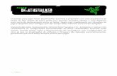 O teclado para jogos Razer DeathStalker Essential é ... · jogo e despache seus inimigos sem dar tempo deles saberem como foram atingidos. Impulsionado pelo revolucionário sistema