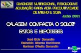 CALAGEM COMPACTA O SOLO FATOS E HIPÓTESESbrasil.ipni.net/ipniweb/region/brasil.nsf... · Aumento de cargas elétricas negativas Substituição: H + e Al + + + por Ca + + + +e Mg