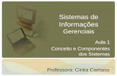 Sistemas de Informações Gerenciais - ic.uff.brccaetano/aulas/SIG-Aula1.pdf · –Consistiu em um conjunto de mudanças tecnológicas com profundo impacto no processo produtivo em