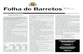 PODER XECUTIVO Barret 10 vembr 2017 Folha de Barretos · Folha de Barretos Ano XXII- nº 1057 ... comprovação do pagamento de todas as taxas, ou seja, de remoção e esta - ...