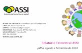 Relatório Trimestral ASSI · Os Centros Sociais Educacionais da Assistência Social Santa Isabel, são espaços que possibilitam um espaço de convivência e fortalecimento dos vínculos