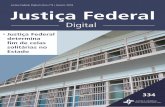 Justiça Federal Digital | Ano nº9 | Janeiro 2016 Justiça Federal · 2016-01-29 · distribuição de água mineral em Colatina/ES ... fixou um prazo de cinco dias para que a empresa