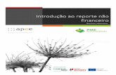 Introdução ao reporte não financeiropmesustentavel.apee.pt/doc/Brochura-Informacao-Nao-Financeira... · financeiras, aplicável às empresas com mais de 500 ... realizar um relato