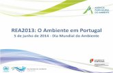 O Ambiente em Portugal - Agência Portuguesa do Ambiente · em Matéria de Ambiente ... →Rede Natura 2000 ... Consumo Interno de Materiais (CIM) e Produtividade de Recursos Fonte: