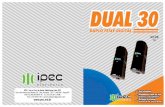 DUAL 30 - ipec.ind.br - Dual 30 Digital - Rev 2... · permanecerá aberto, necessitando do usuário colocar no manual. Recomenda-se: Instalar este sensor com fonte externa ou em centrais