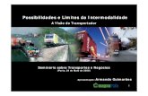 Possibilidades e Limites da Intermodalidade · Possibilidades e Limites da Intermodalidade A Visão do Transportador ... do mercado da logística dos transportes de mercadorias, tendo