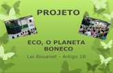 PROJETO PLANETA BONECO- site.pdf · de uma consciência crítica sobre a problemática ambiental e mudança de atitude em relação a sustentabilidade do planeta. PÚBLICO ALVO ...