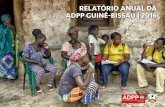 RELATÓRIO ANUAL DA ADPP GUINÉ-BISSAU | 2016rio-Anual... · Através do presente relatório a organização Ajuda de Desenvolvimento de Povo para Povo Guiné-Bissau (ADPP GB) partilha,