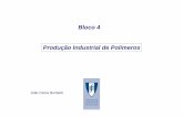 Bloco 4 Produção Industrial de Polímeros - Técnico Lisboa · Tintas de Impressão 4. ... Plastificantes Poliméricos 1. Espumas para colchões 5. Bancos de ... 15. 20. Síntese