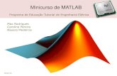 Minicurso de MATLAB - petee.ct.ufrn.brpetee.ct.ufrn.br/wp-content/uploads/2015/04/Minicurso-de-MATLAB... · Gráficos no Matlab O Matlab possui várias rotinas para plotagens gráficas