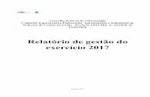 Relatório de gestão do exercício 2017 - transparencia.cfo.org.brtransparencia.cfo.org.br/wp-content/.../06/RelatorioGestaoTCU_2017.pdf · CNPJ - Cadastro Nacional de Pessoas Jurídicas;