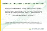Certificado Programa de Assistência ao Ensinopropg.ufabc.edu.br/wp-content/uploads/PRAE_2017.3_Certificados-2.pdf · Certificado – Programa de ... supervisão de Cibele Biondo,