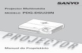 MODELO PDG-DSU20N - eww.pavc.panasonic.co.jp · ventilação e para garantir a operação confiável do produto e para protegê-lo contra superaquecimento e essas aberturas não dever