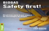 BIOGAS Safety first! · Conceito de proteção contra incêndio ... e dióxido de carbono, mas que, dependendo do substrato, pode conter amônia, gás sulfídrico, ...