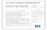 CONCURSO PÚBLICO - concursos.biorio.org.brconcursos.biorio.org.br/ETAM2010/arquivos/Prova.pdf · 1 - A duração da prova é de 4 horas, já incluído o tempo de preenchimento do