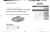 Filmagem/reprodução Guia da Handycam · 2 ModelName: CX28300 PDF NTSC Leia este guia antes de operar a sua câmera de vídeo Antes de operar o aparelho, leia todo este Guia e guarde-o
