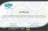 Certificado - jquimifrj.files.wordpress.com · Certificado Certificamos que Clara Bastos participou na qualidade de ouvinte da palestra Inovação em Bebidas na III Jornada de Química