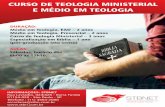 cbnsp cartaz curso teologia vf - Site oficial da CBN-SP · Médio em Teologia, Presencial – 2 anos Curso de Teologia Ministerial – 3 anos Especialização em Bíblia – 1 ano