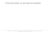 Introdução à programação - ldemetrio.com.brldemetrio.com.br/Livros/programacao-introducao.pdf · linguagens de programação e programação básica de algoritmos. Este guia