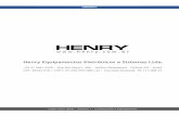 Henry Equipamentos Eletrônicos e Sistemas Ltda. · • Porta Fiscal USB para remoção do arquivo ... Para o procedimento de desbloqueio verifique o manual ... Endereço de hardware