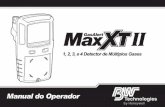 Manual do Operador - clean.com.br · 1 GasAlertMax XT II Introdução O manual do usuário fornece informações básicas para operar ... 1 Condição de alarme 2 Sensores de auto