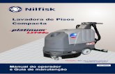 Lavadora de Pisos Compacta - nilfisk.com.br · Este equipamento é designado para lavar pisos em áreas internas e não deve ser usado para nenhum outro uso. Este aparelho é adequado