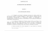CAPÍTULO XX - portaldori.com.br · rendas constituídas sobre imóveis ou a eles vinculadas por disposição de última vontade (Livro 2); 8. contratos de compromissos de compra