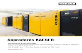 Sopradores KAESER - kaeser.com.br · em 1993, que começou a produção do novo Soprador OMEGA, o qual a KAESER exporta para quase todos os países do mundo, em conjunto com acessórios