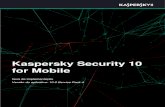 Kaspersky Security 10 for Mobile · Esperamos que esta documentação lhe seja útil e responda às perguntas que ... Kaspersky Security para dispositivos móveis ... Pressione ENTER.