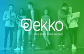 UNINDO ON E OFF, A EKKO PERMITE QUE - ekko.com.br _18_INSTITUCIONAL... · Vendas, avaliações dos clientes sobre seu estabelecimento onde poderá responder uma a uma, economia distribuída,
