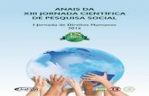 ANAIS DA XIII JORNADA CIENTÍFICA DE PESQUISA SOCIALweb.unifoa.edu.br/editorafoa/wp-content/uploads/2016/05/xii... · Uma reflexão sobre o que é ser negro na sociedade brasileira