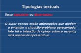 Ti l i t t iTipologias textuais - colegiooficina.com.br · página), tinha três preocupações básicas: o empobrecimento da linguagem de jornal; a vulgarização da linguagem de
