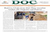 Bairro Chácaras Del Rey recebe redes de esgoto sanitário · provocar doenças como cólera, hepa-tite, diarreia, entre outras. Uma vez solucionado esse problema, a popu- ... nograma