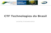 CTF Technologies do Brasil - antf.org.br · LUB xy BLV 2222 SENHA 123456 Após digitar o nº. do odômetro aperte ENTRA FAVOR REDIGITAR SENHA 123456 ... alternativa confiável para