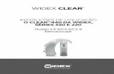 INSTRUÇÕES DE UTILIZAÇÃO O CLEAR™440 …webfiles.widex.com/WebFiles/9 514 0265 005 01.pdf7 O seu aparelho auditivo pode vir fornecido com um programa de audição denominado