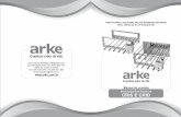 Manual do produto - arke.com.br · A espessura da laje deve ser de 8 cm com malha de ferro CA 50 A 5/16” com distância de 12 x 12 cm ( figura 14 ). Para concretar utilize argamassa