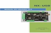 Manual Nx-Usb v2 - nevex.com.br · MANUAL DO USUARIO V2.0 . Manual do Usuário NX-USB 1 ... Além de sua interface USB, a NX-USB conta com 8 (oito ... Esquema Conector Power