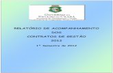 RELATÓRIO DE ACOMPANHAMENTO DOS CONTRATOS DE GESTÃO 2012 · Secretaria do Planejamento e Gestão – SEPLAG Coordenadoria de Cooperação Técnico-Financeira - COTEF RELATÓRIO