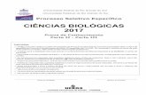 CIÊNCIAS BIOLÓGICAS 2017 - ufrgs.br · !Verifique se este caderno contém 30 questões da Prova de Conhecimento da Parte II (questões de 01 a 30) e 30 ... Sobre os ecossistemas,