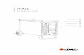 HiArc · 2018-02-01 · Uso do equipamento ... 17 2 HiArc M 400R, M 500R. PT 1. introdução 1.1 Geral Parabéns por escolher a fonte de energia da série HiArc. ... o alimentador