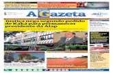 Justiça nega segundo pedido de Kaká para permanecer …jornalagazeta-ap.com.br/assets/capas/JG1009201630127.pdf · que já fazem parte do calendário anual de folgas, a UnB negligenciou