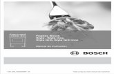 Fogões Bosch Style , Style Inox, Style Grill, Style Grill Inox · Mangueira plástica NBR 8613 2 abraçadeiras - Regulador de pressão para gás GLP conforme norma NBR 8473 - pressão